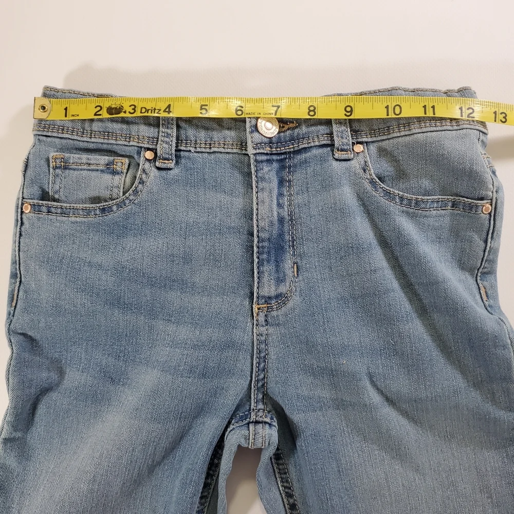 K1035 * Jordache Girls Classic Bootcut Jeans Medium Wash Size 14